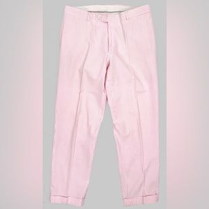 Classic Men’s Pink Seersucker Pant 36 X 30.5”